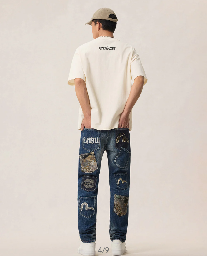 Áo thun Evisu chính hãng Pocket - Ảnh 3